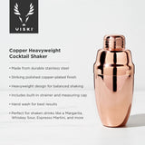 Summit Heavyweight Cocktail Shaker in Copper