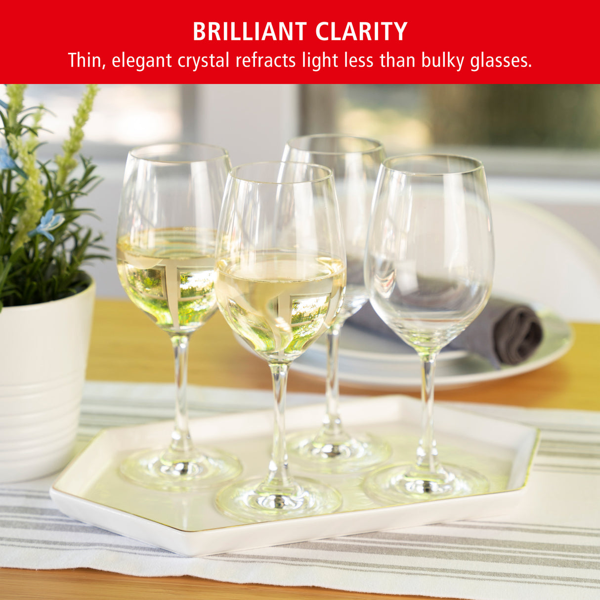 Wine Lovers White Wine Glass, Set of 4