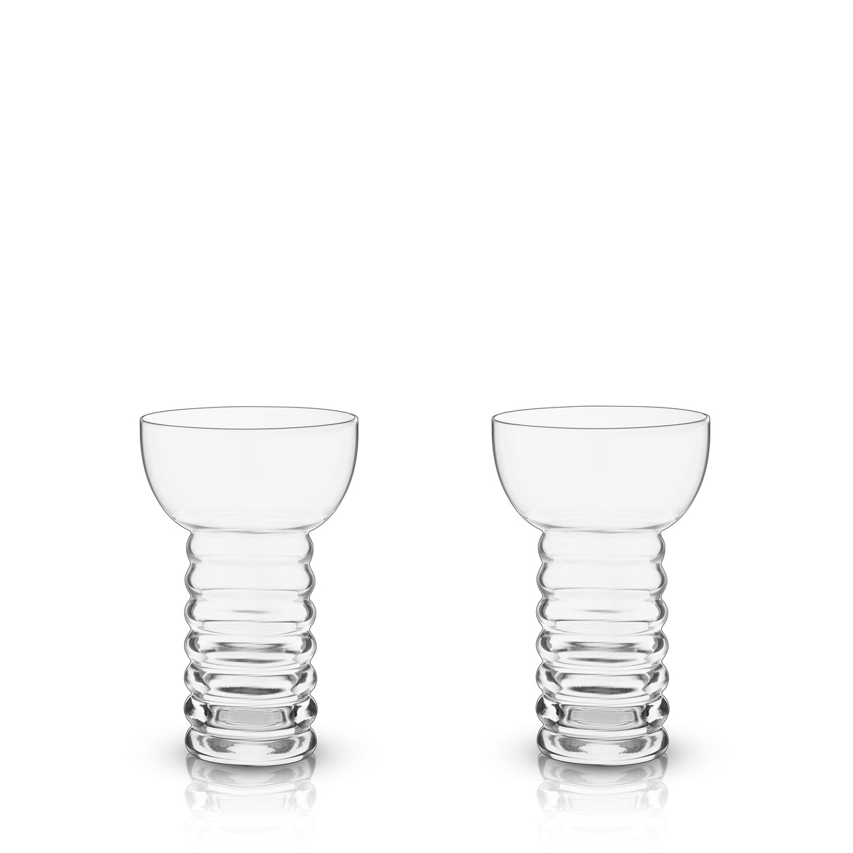 Pacific Crystal Pearl Diver Glasses, Set of 2