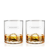 Mountain Crystal Tumblers, Set of 2