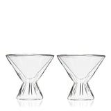 Double Walled Martini Glasses, Set of 2