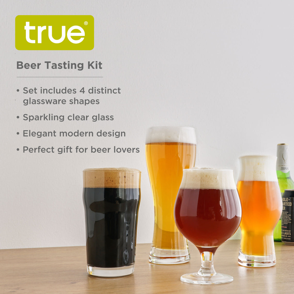 Craft Beer Tasting Set, Set of 4