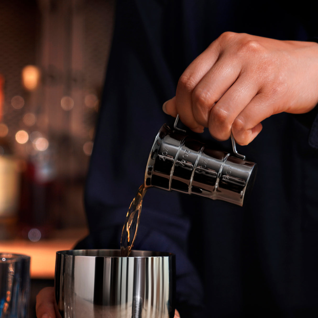 Warren Stepped Jigger in Gunmetal