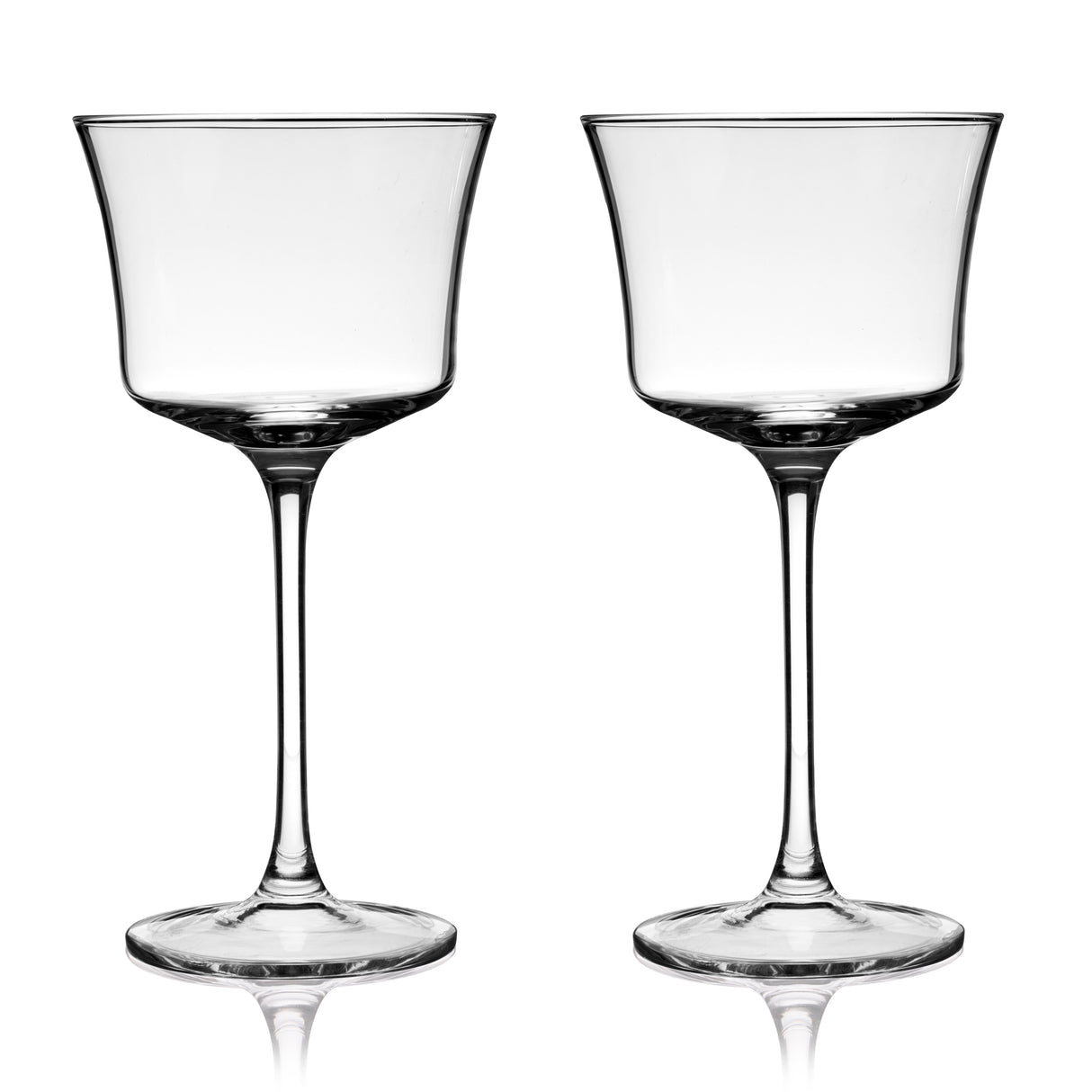 Raye Angled Crystal Sour Glasses, Set of 2