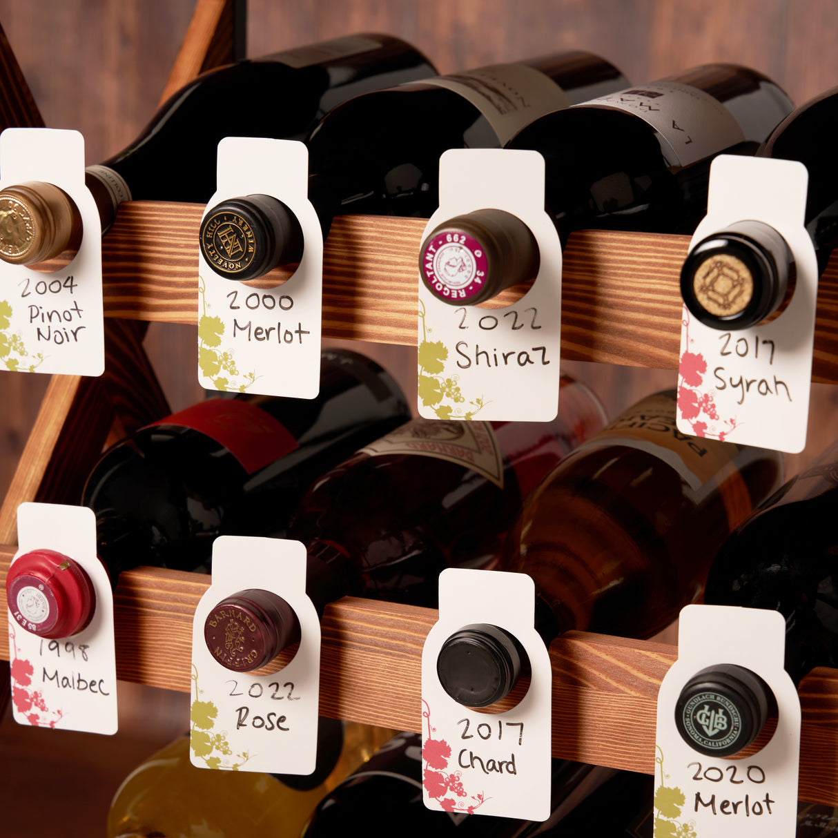 Vintner Wine Cellar Tags and Pen, Set of 50