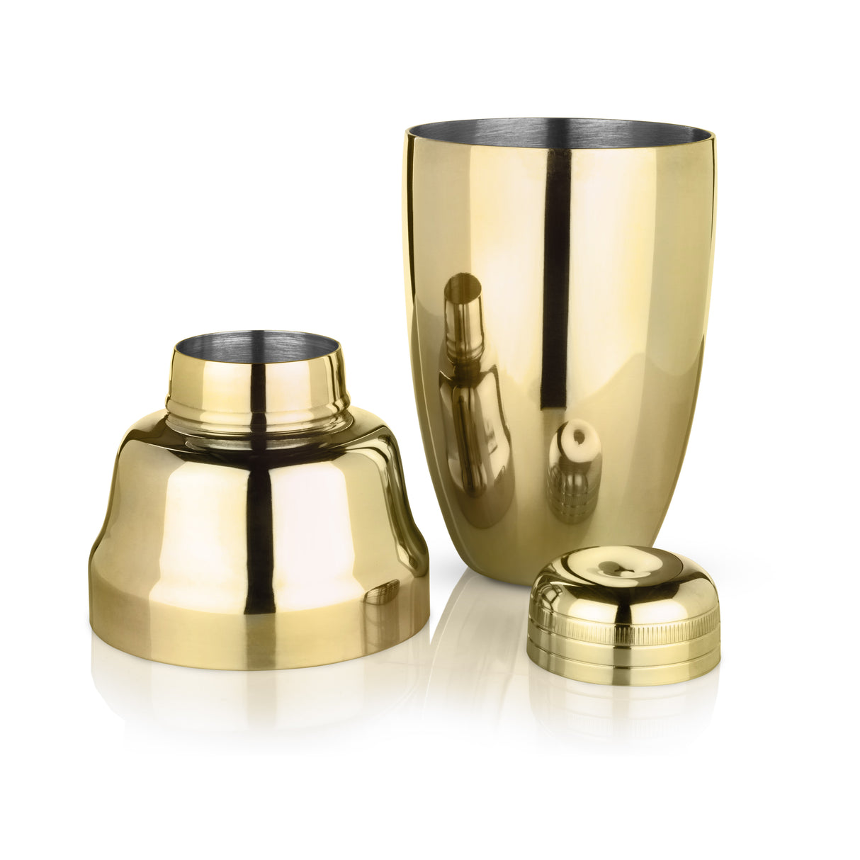 Belmont Heavyweight Cocktail Shaker in Gold