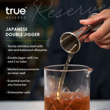 Japanese Double Jigger in Stainless Steel