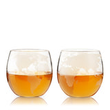 Globe Whiskey Tumblers, Set of 2