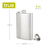 Trueflask 8 oz Stainless Steel Flask