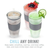 Tumbler FREEZE Cooling Cup in Gray