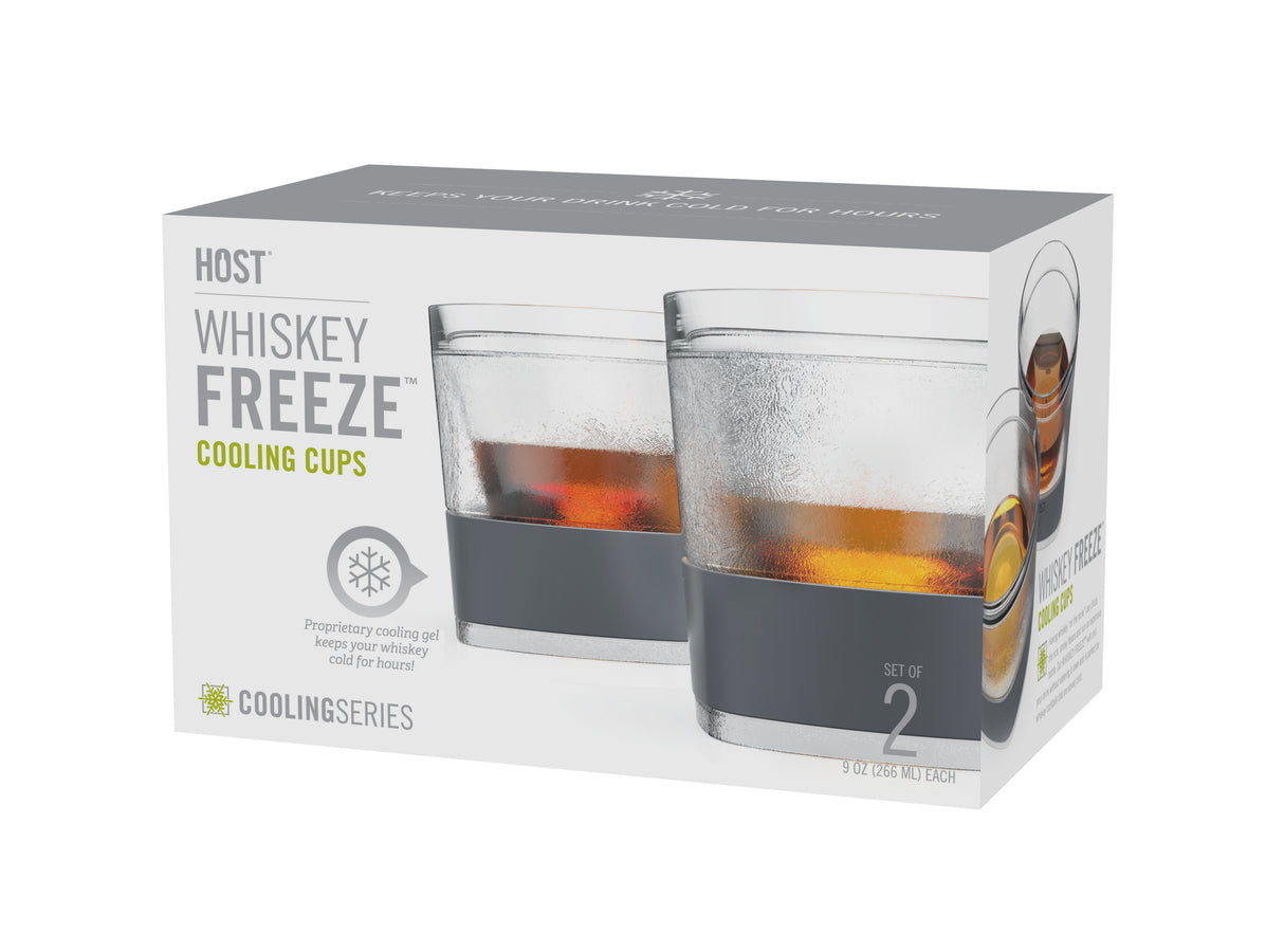 Whiskey FREEZE Cooling Cup in Gray, Set of 2