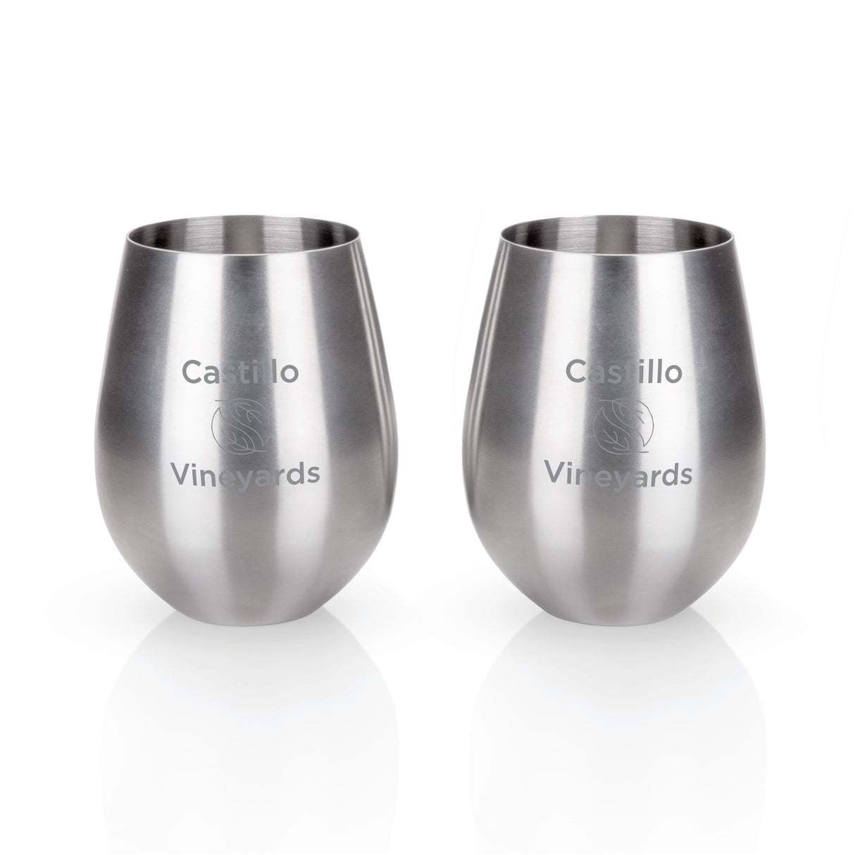 Harrison Wine Tumblers in Stainless Steel