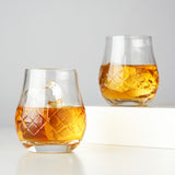 Admiral Crystal Heavyweight Bourbon Glasses, Set of 2