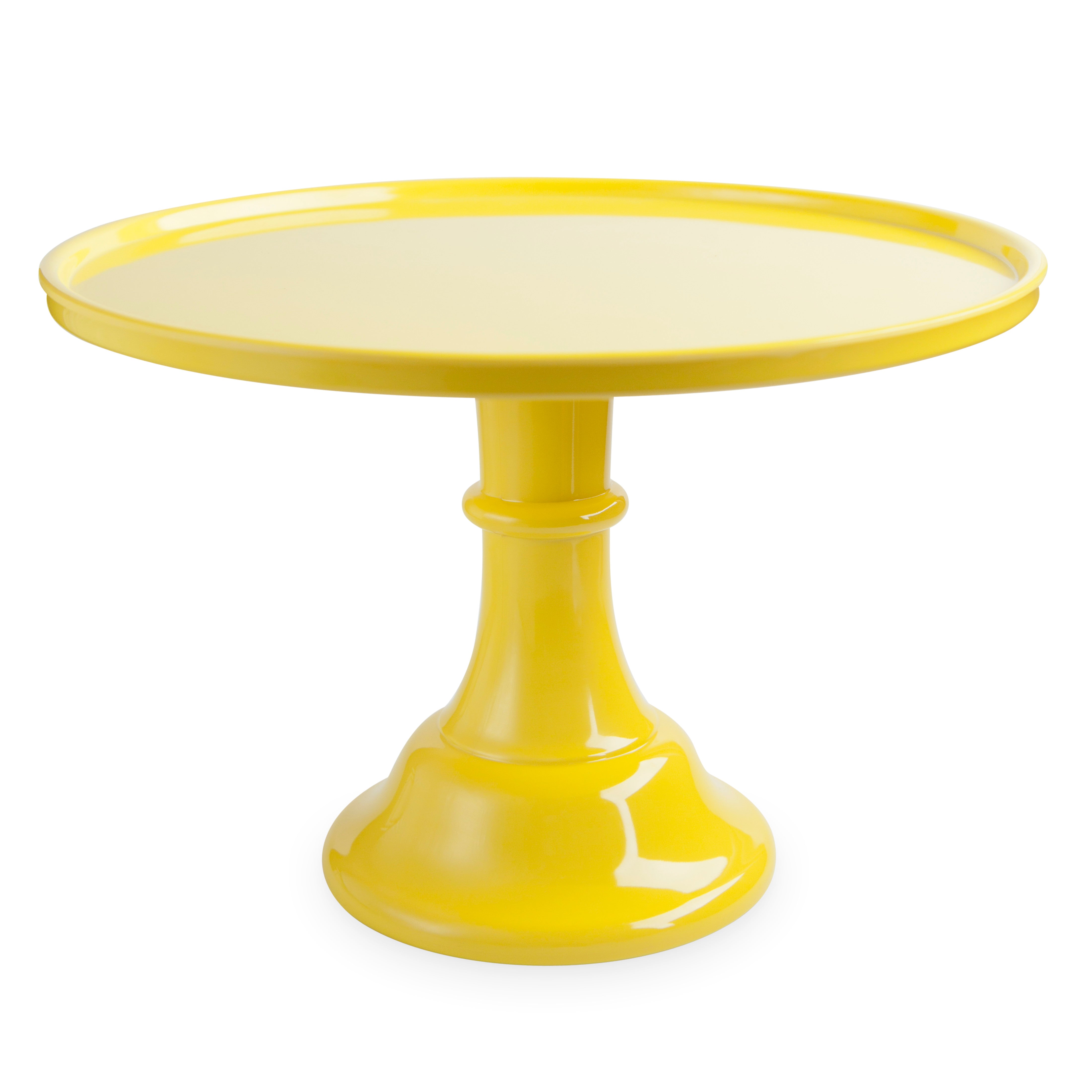 Melamine Cake Stand in Yellow - Thumbnail 4