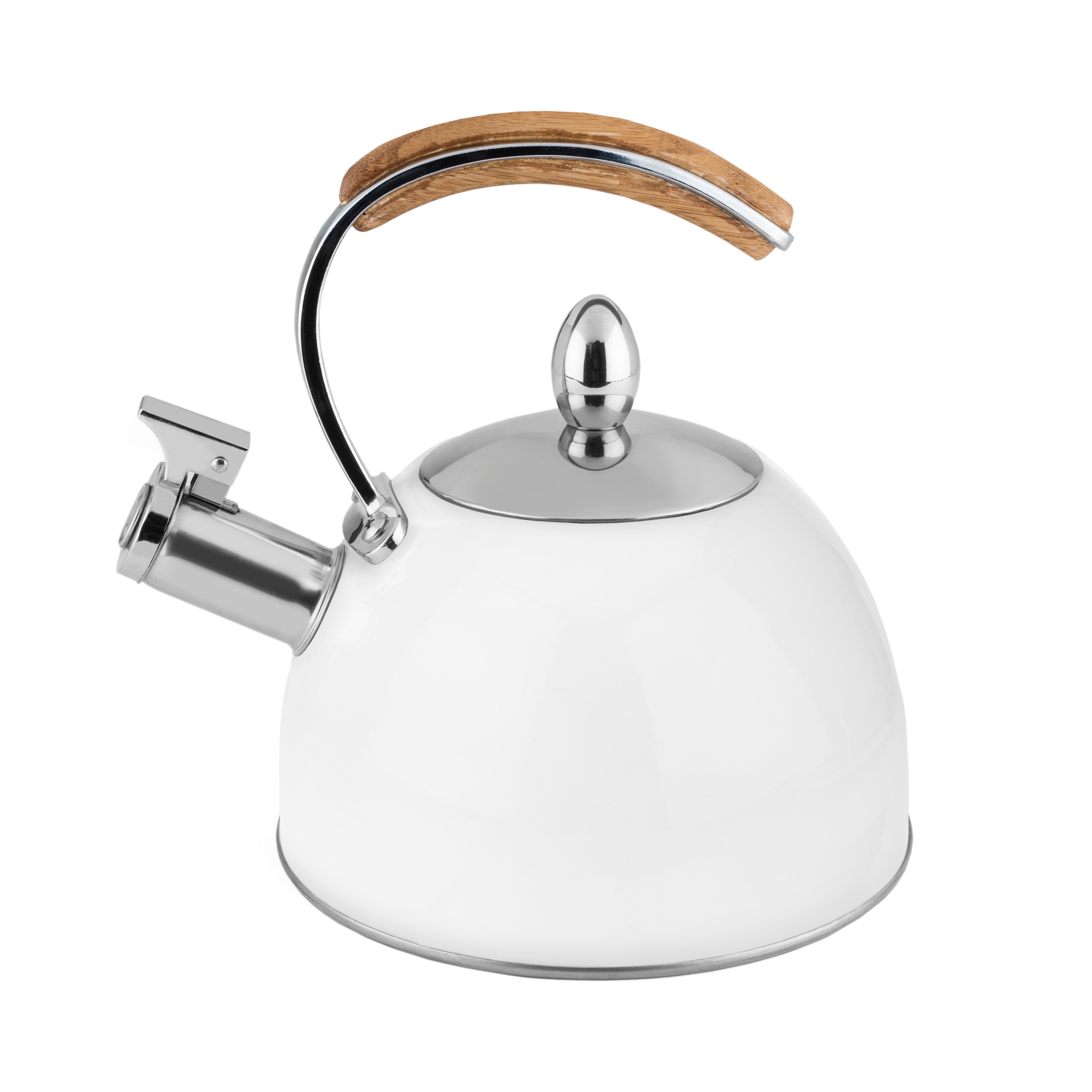Presley Tea Kettle in White - Thumbnail 3