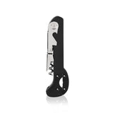 Recoil Corkscrew & Foil Cutter in Black