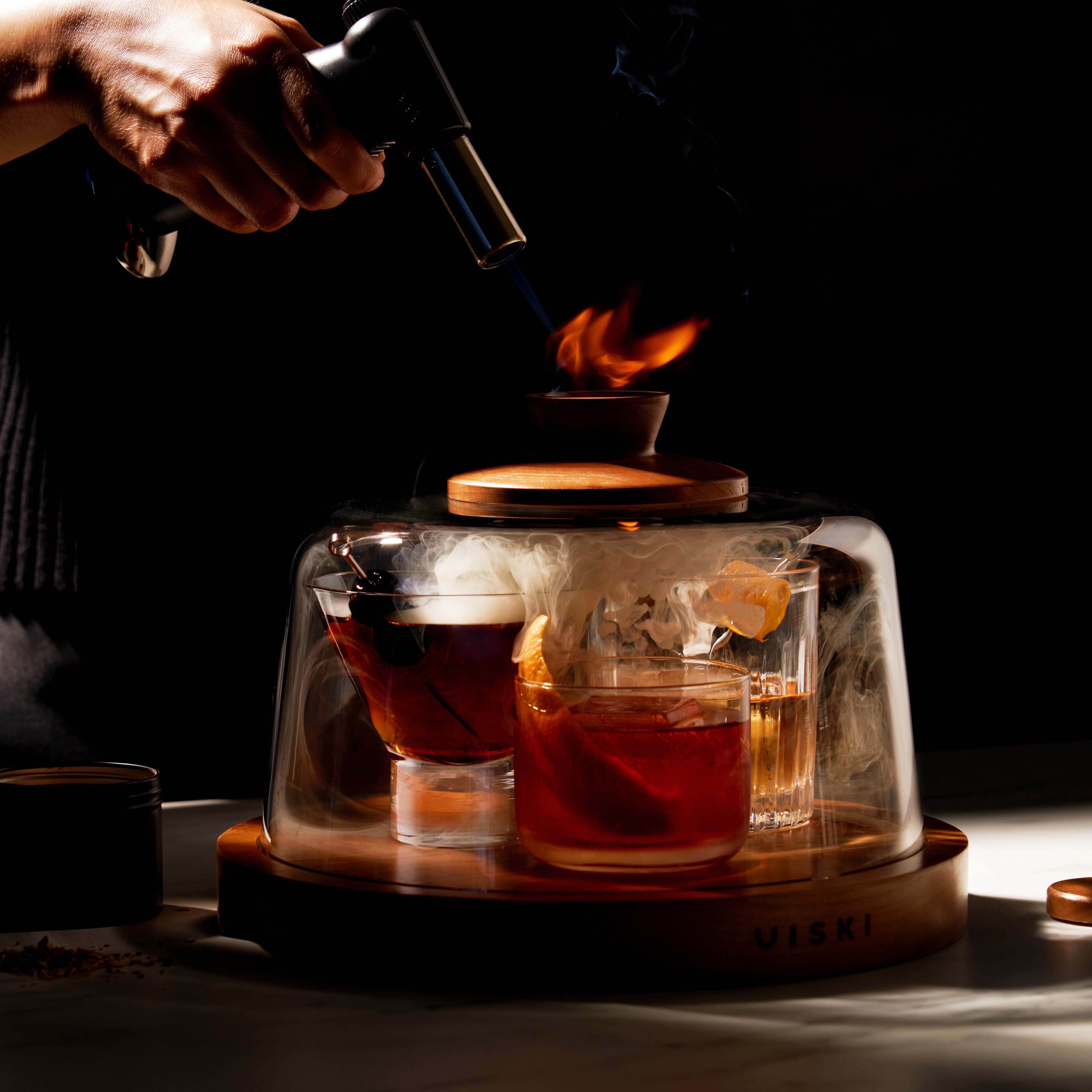 Viski Alchemi Cocktail Smoking Dome Kit