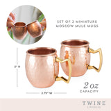 Moscow Mule Mug Shot Glasses, Set of 2