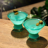 Martini FREEZE Cooling Cup in Aqua, Set of 2