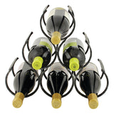 Wine Shrine 6-Bottle Metal Wine Rack