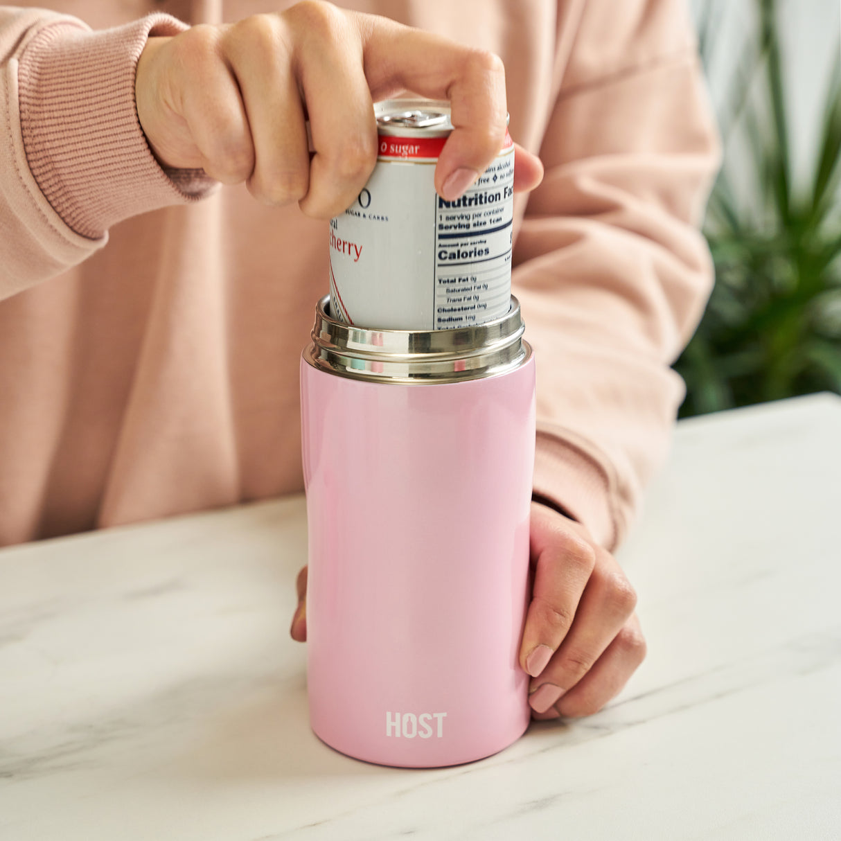 Stay-Chill Slim Can Cooler in Peony