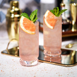 Mercury Crystal Highball Glasses, Set of 2