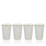 Stainless Steel Pint Cups, Set of 4