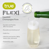 Flexi 8 oz Stemless Champagne Flute, Bulk