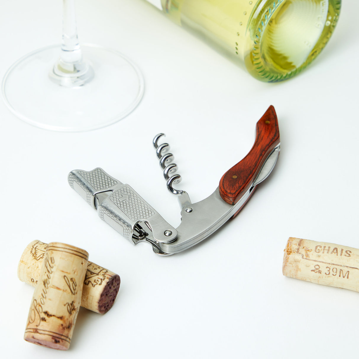 Sommelier Professional Corkscrew with Wood Handle