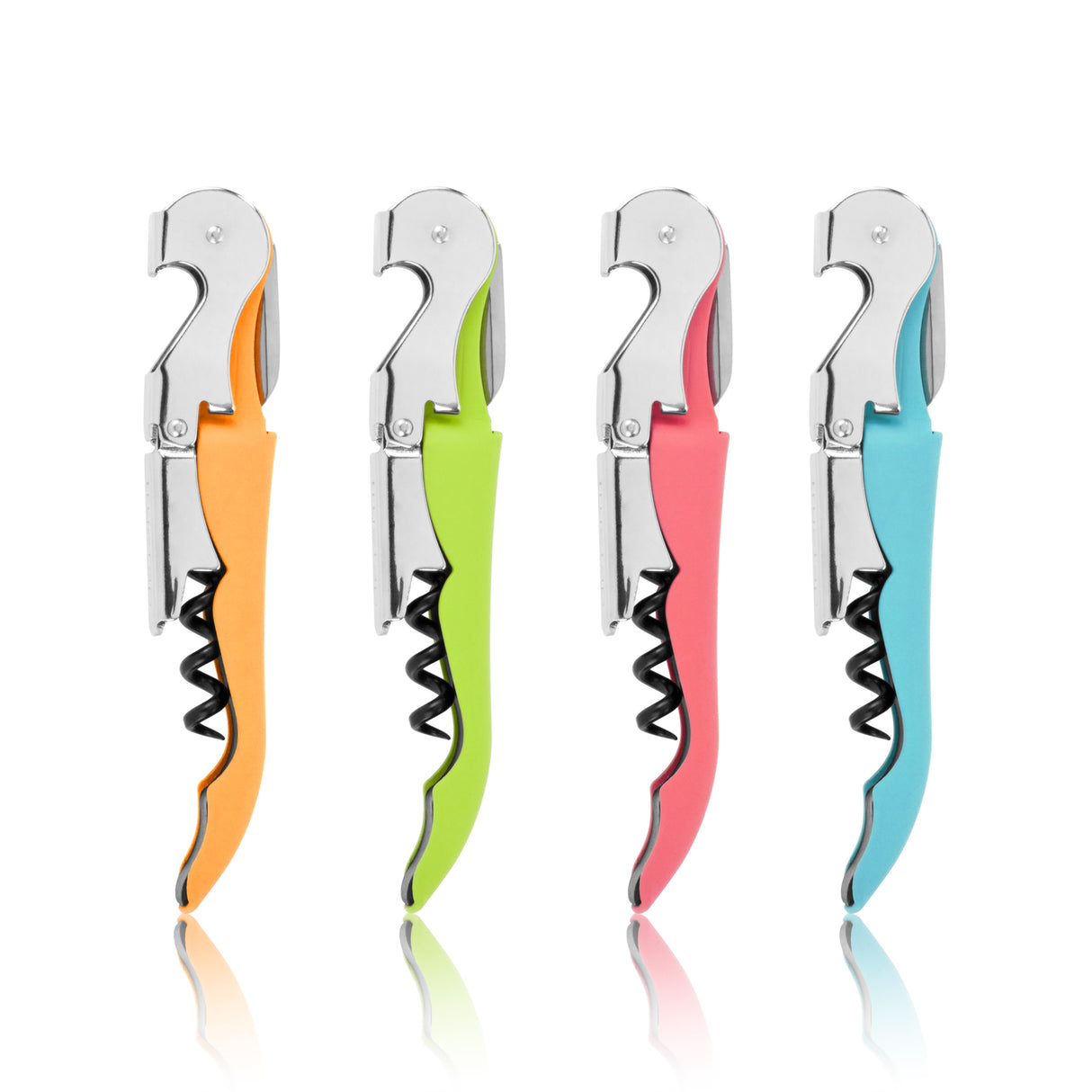 Truetap Waiter's Corkscrew in Soft-Touch Assorted Colors, CDU 20ct