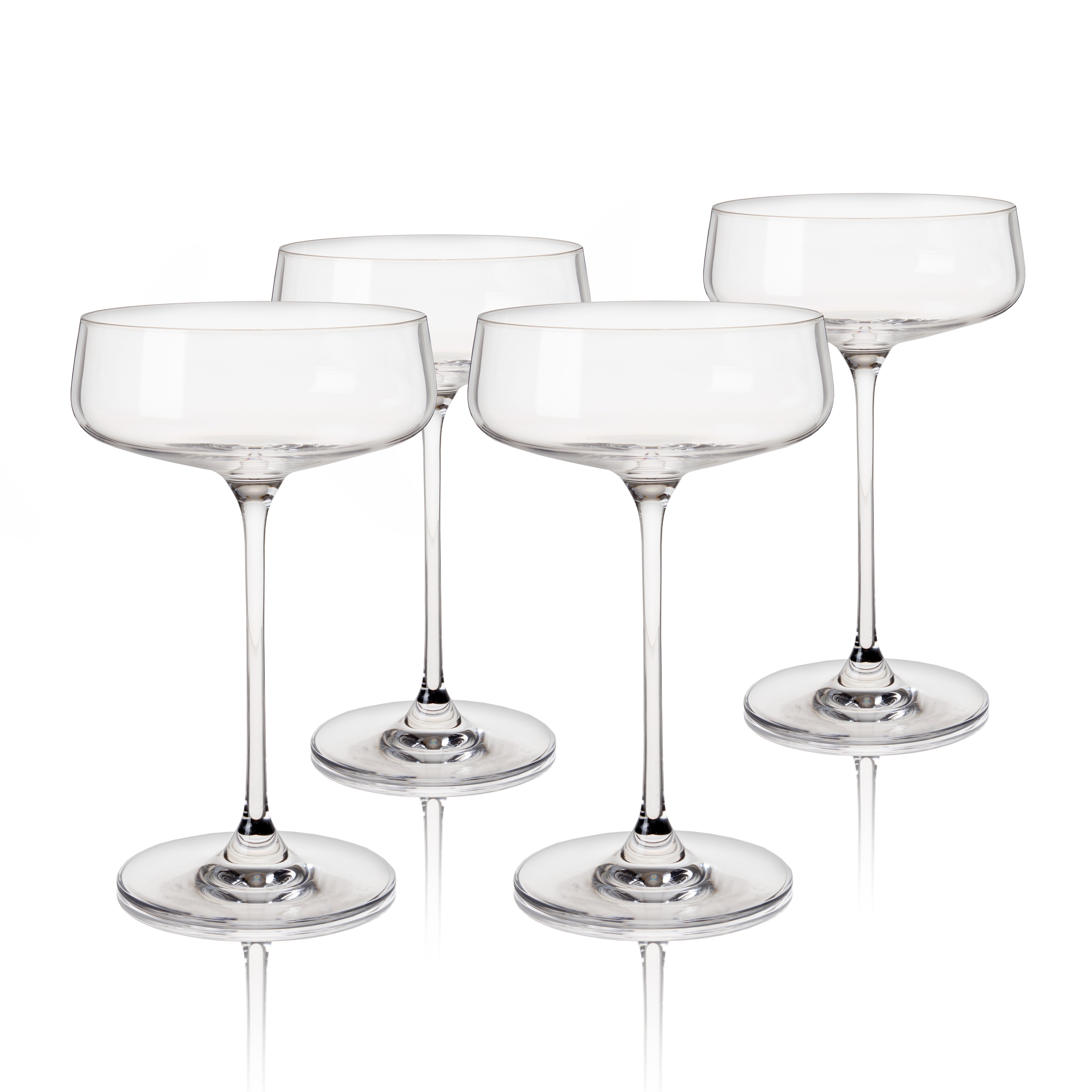 Reserve Julien Crystal Coupe Glasses Set of 4 - Thumbnail 2