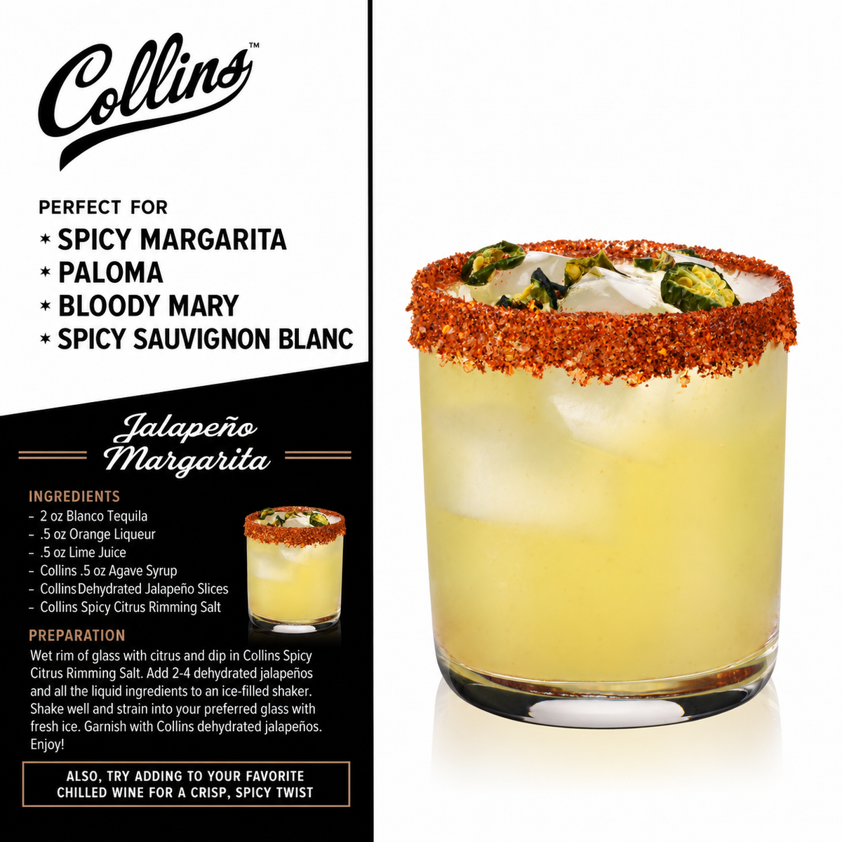 Dehydrated Jalapeño Cocktail Garnish, 1.3 oz