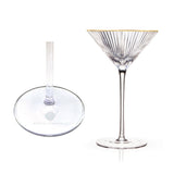 Meridian Crystal Martini Glasses, Set of 2