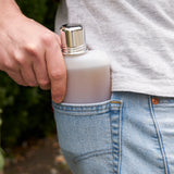 Rogue 10 oz Plastic Flask in White