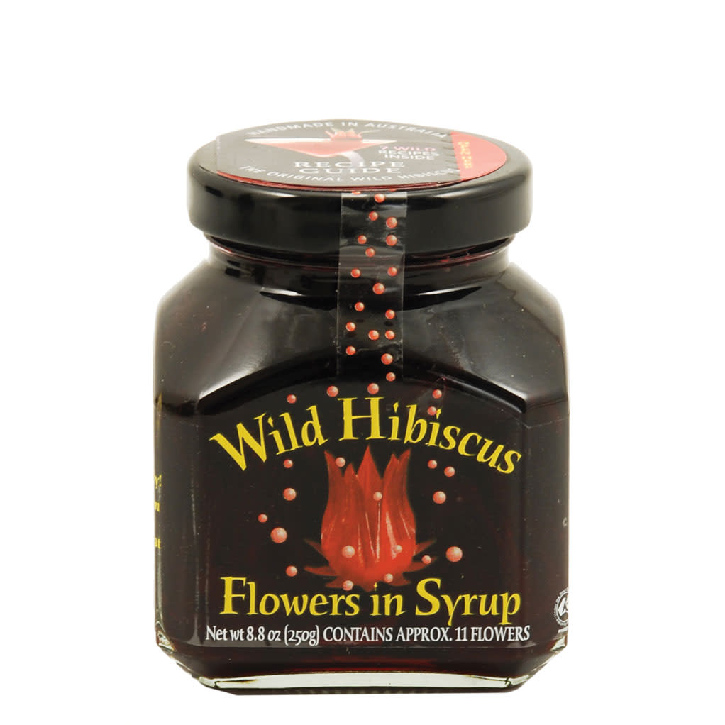 Wild Hibiscus Flowers in Syrup, 8.8 oz