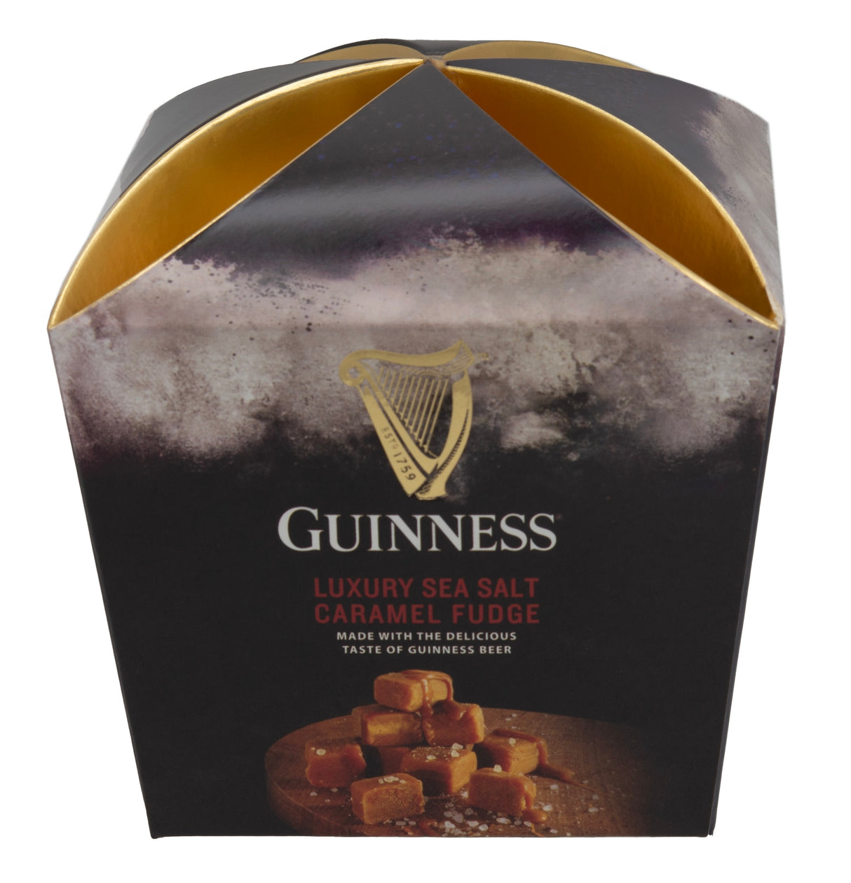 Guinness Sea Salted Fudge Crown Carton, 7 oz
