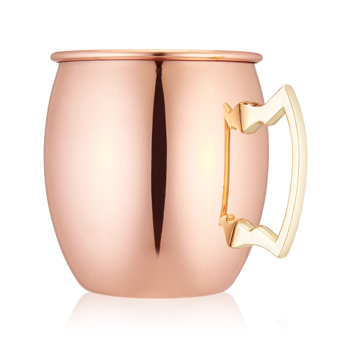 Moscow Mule 16 oz Copper Plated Mug with Zinc Alloy Handle, Bulk