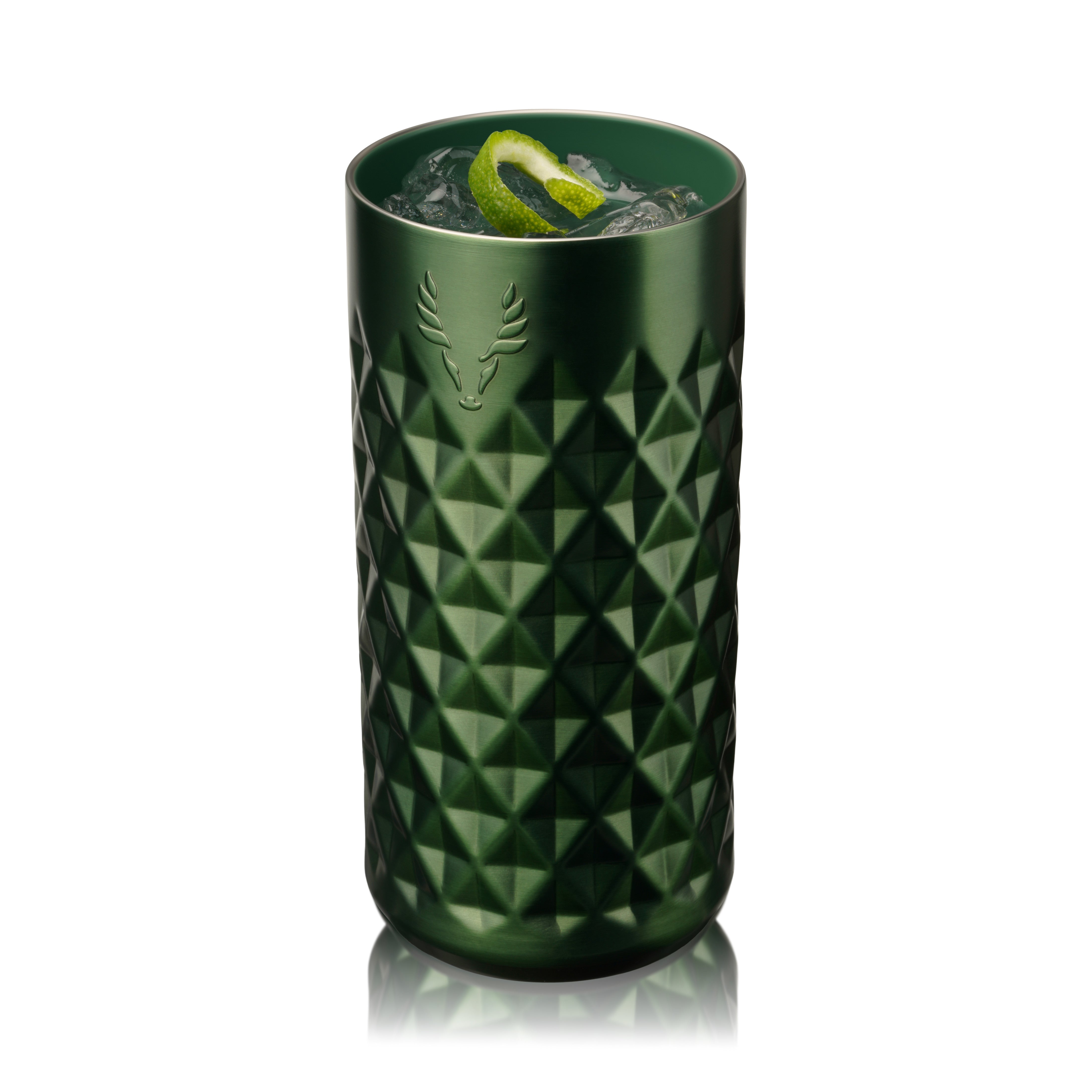 Paragon Stainless Steel Highball Tumbler in Satin Green - Thumbnail 3