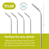 Sippy Stainless Steel Straws, Set of 4