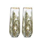 Woodland Stemless Champagne Flutes, Set of 2