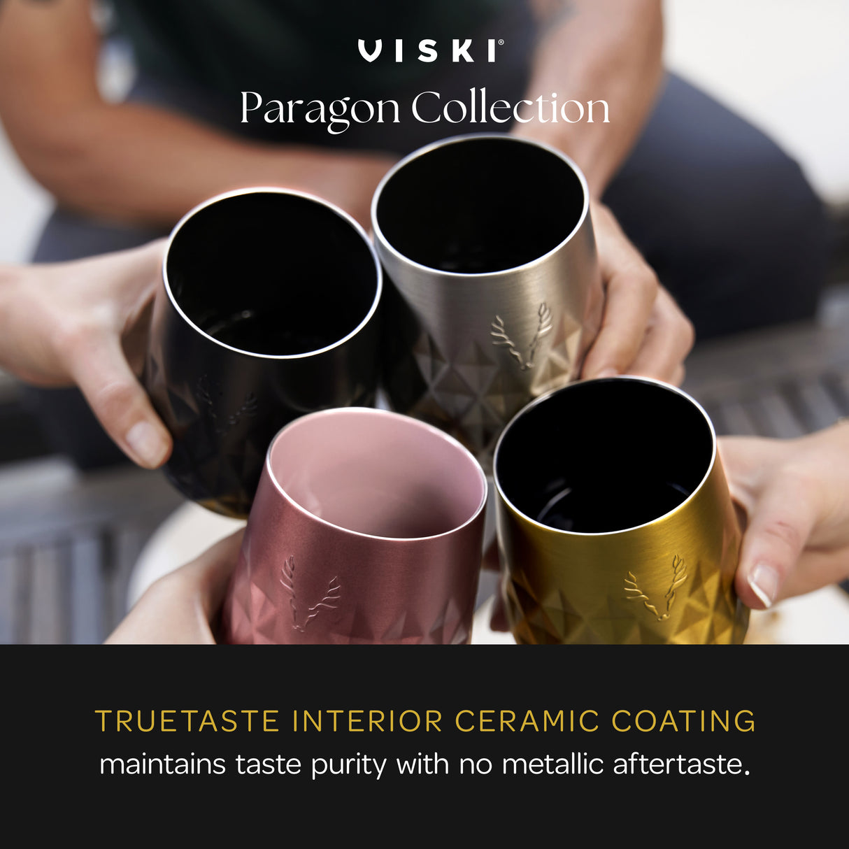 Paragon Stainless Steel Wine Tumbler in Obsidian