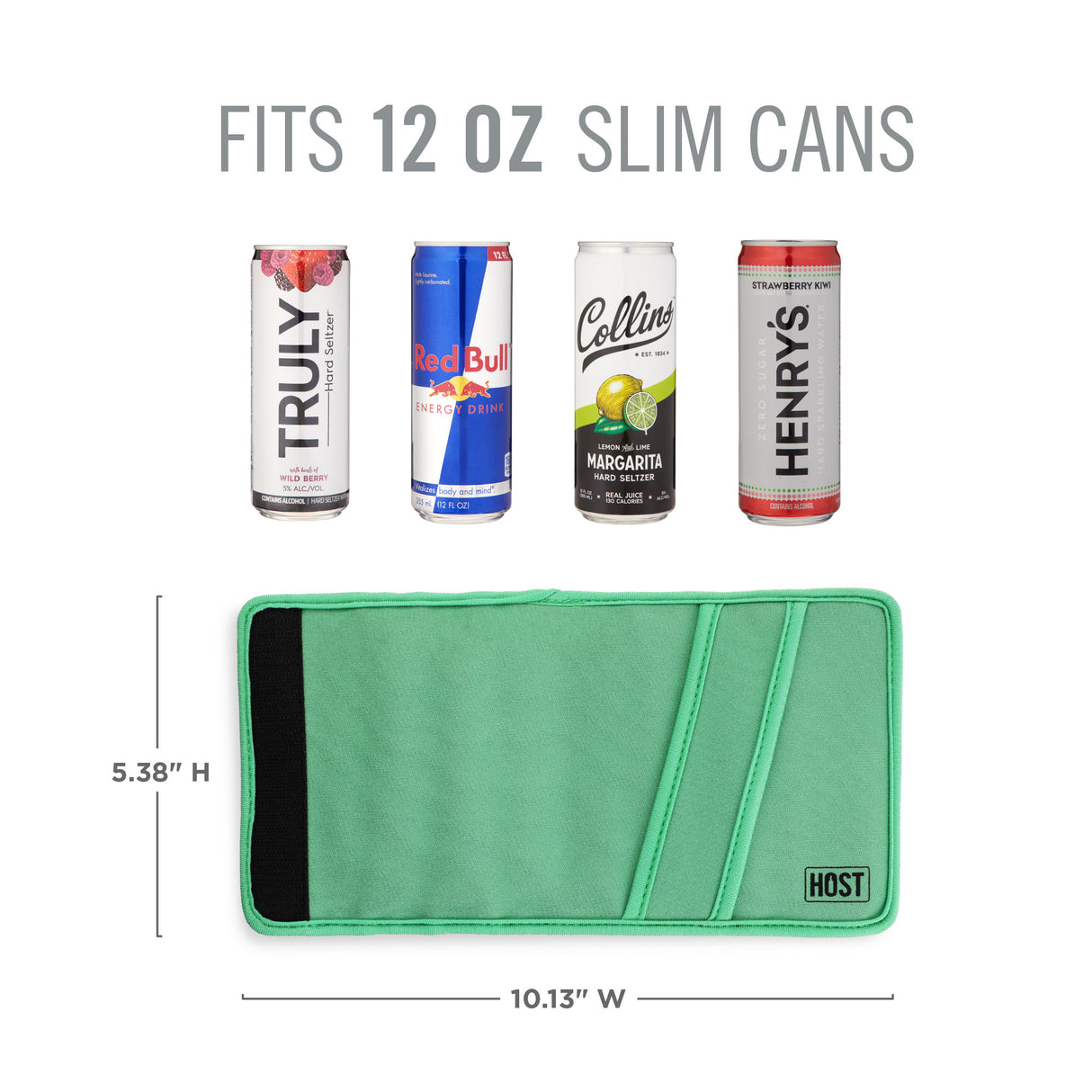 Insta-Chill Slim Can Sleeve in Green