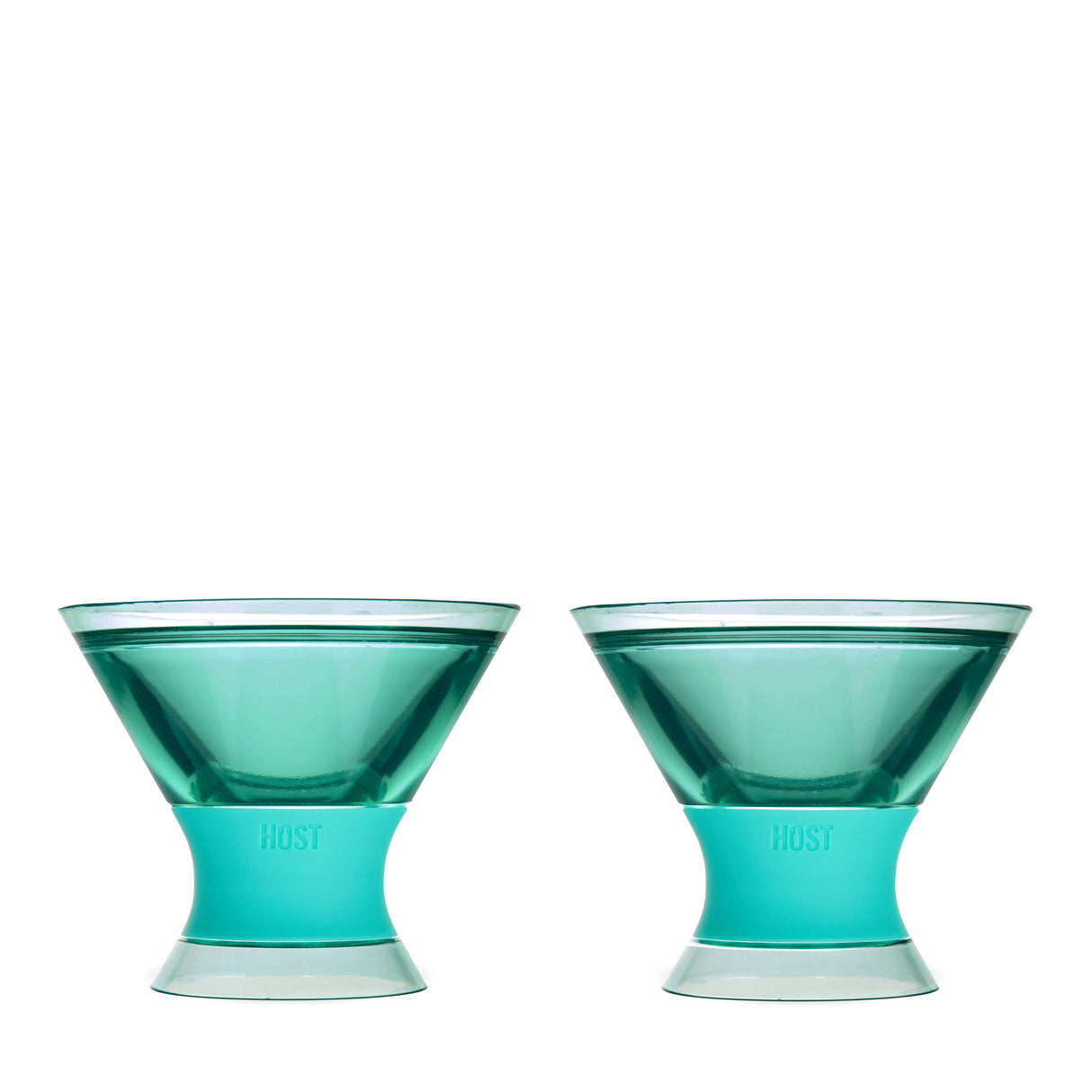 Martini FREEZE Cooling Cup in Aqua, Set of 2