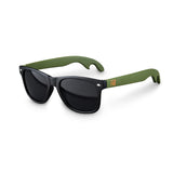 Sunglasses Bottle Opener in Black & Green