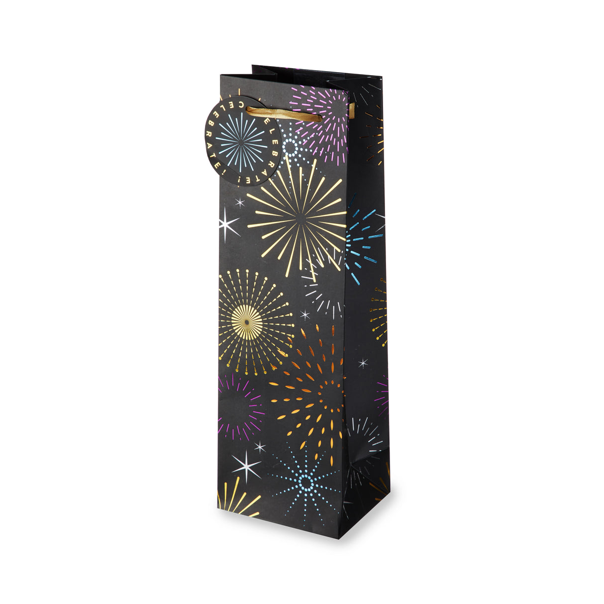 Fireworks Single Bottle Wine Bag