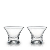 Raye Crystal Stemless Manhattan Glasses, Set of 2