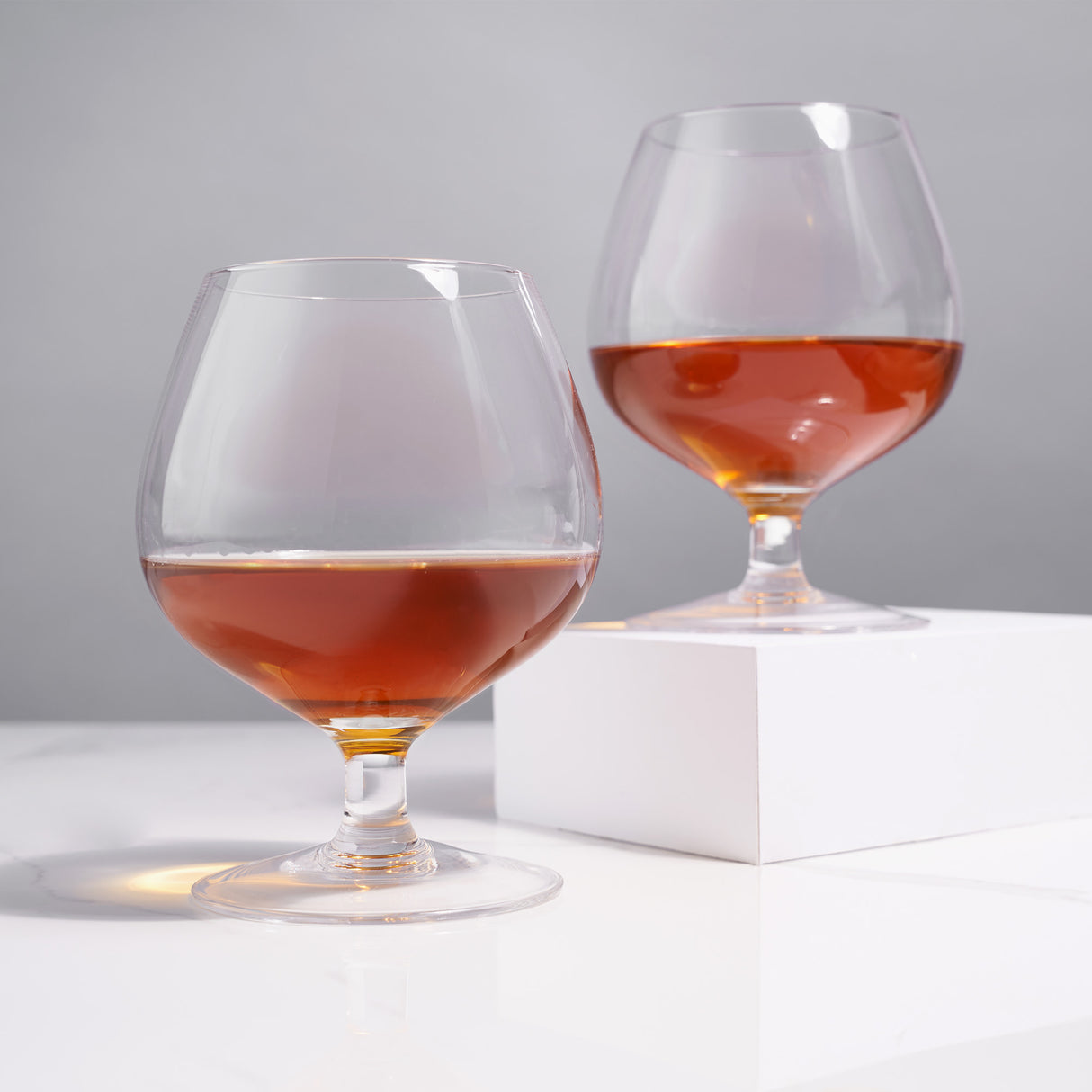 Raye Crystal Wingback Brandy Glasses, Set of 2