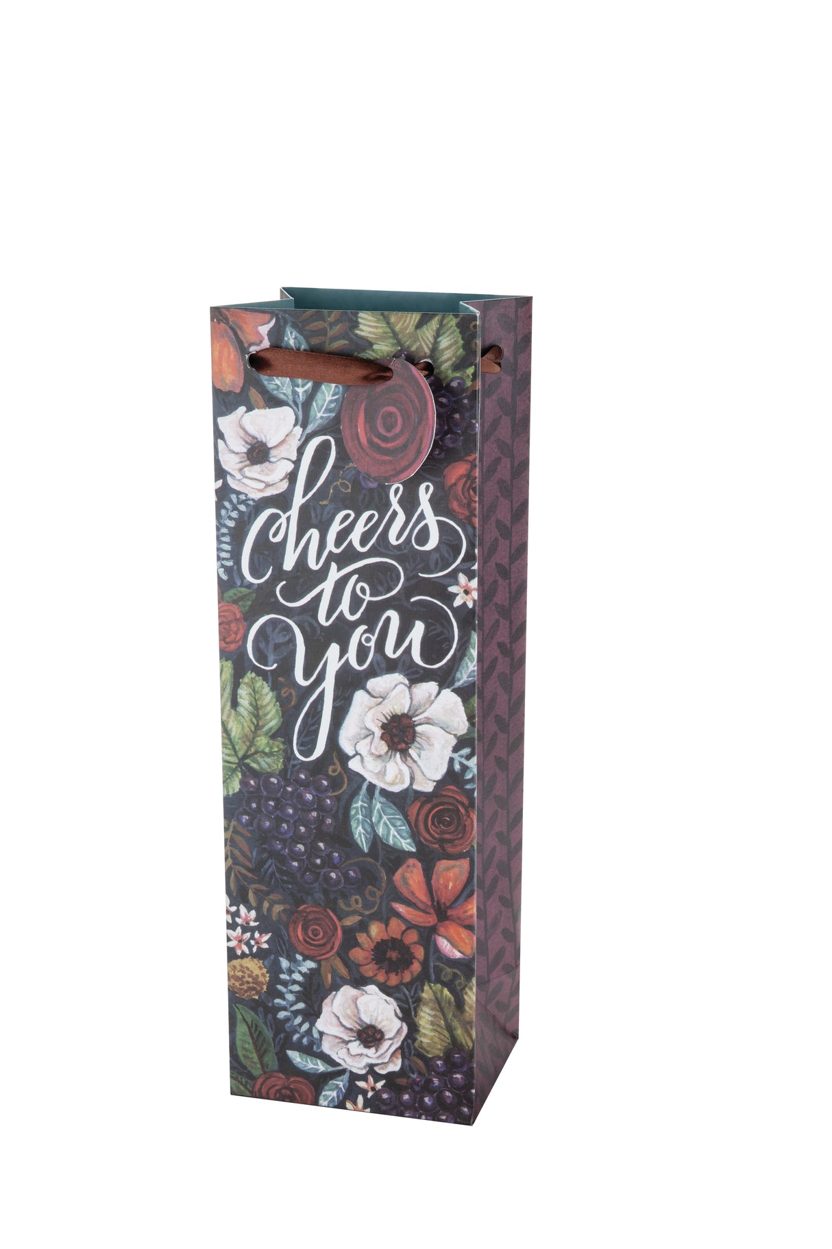 Vineyard Bouquet Single Bottle Wine Bag