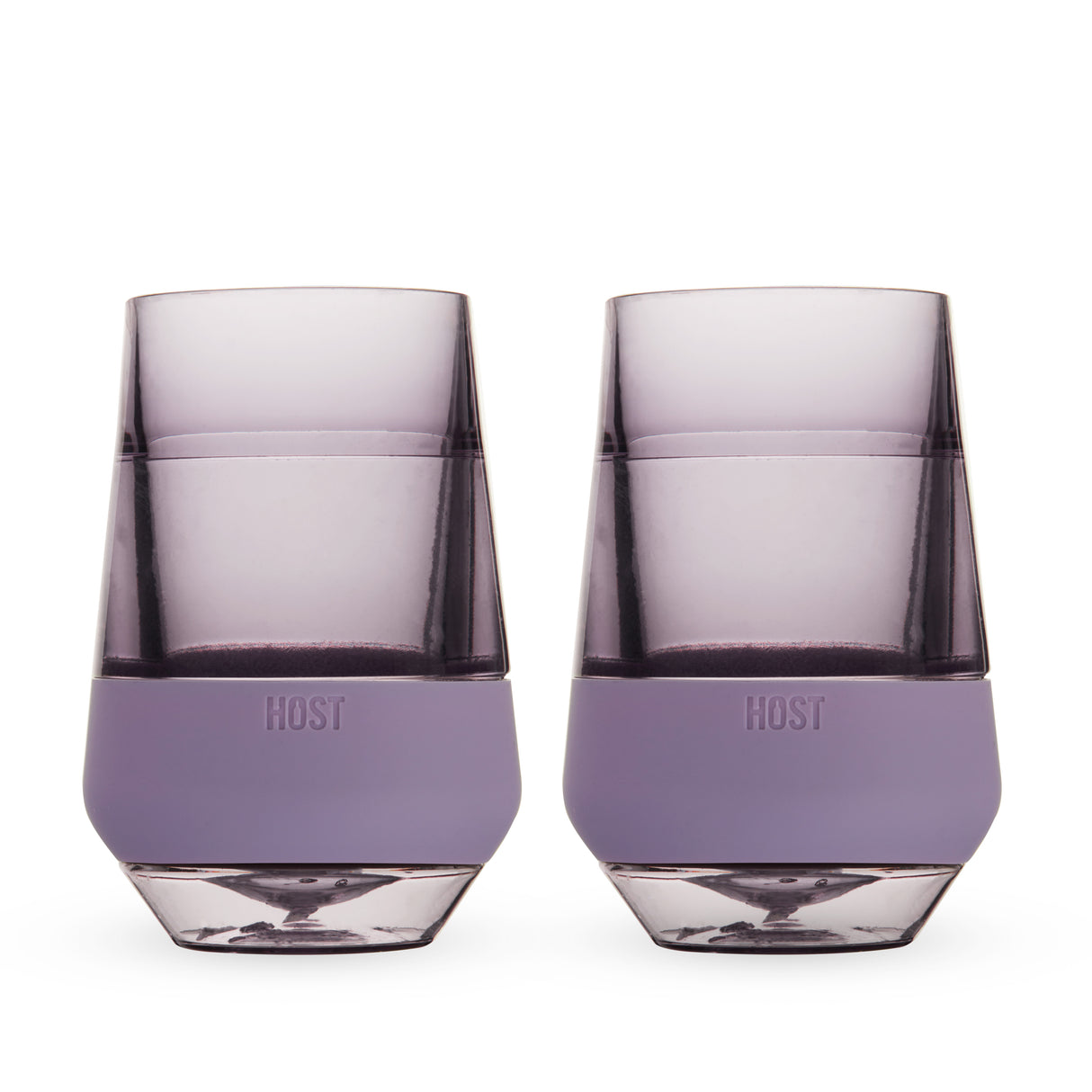 Wine FREEZE XL Cooling Cup in Deep Lilac, Set of 2