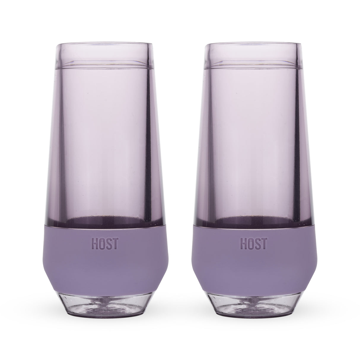 Champagne FREEZE Cooling Cup in Deep Lilac, Set of 2